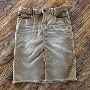 2000's Express Stretch Velvet Skirt